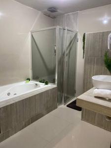 Koupelna v ubytování Moderna Casa con Jacuzzi Hidromasaje
