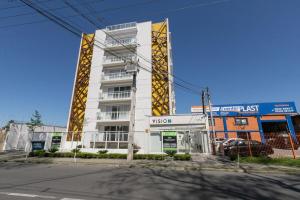 O edifício em que o apartamento se localiza