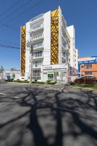 O edifício em que o apartamento se localiza