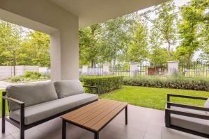 Vonkajšia záhrada v ubytovaní Haven Apartman Zamárdi By BLTN