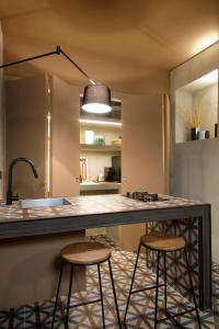 Kuchyň nebo kuchyňský kout v ubytování Amore Mio Suite - Ortigia Holidays