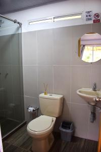 Koupelna v ubytování Finca Hotel el Edén del Quindío