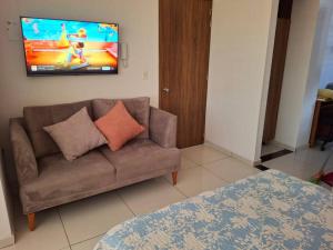 Posezení v ubytování Apartamento en San Gil - Tipo ejecutivo- Céntrico