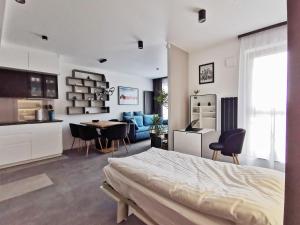 Kuchyňa alebo kuchynka v ubytovaní Smart Apartament Grunwaldzka 240