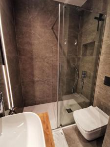 Kúpeľňa v ubytovaní Smart Apartament Grunwaldzka 240