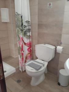 A bathroom at Studios Achileus 2 Még 31 kép