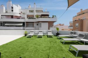 Χώρος καθιστικού στο City Rooms Guest House by HD