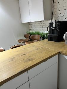 Kuchyň nebo kuchyňský kout v ubytování DNA Apartment