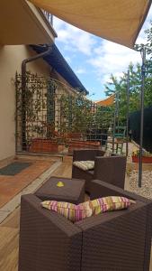Balkón nebo terasa v ubytování Arca Hotel + 37 fotografií