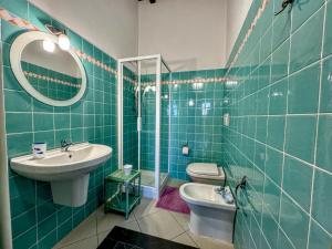 Koupelna v ubytování B&B Stell'e Mari
