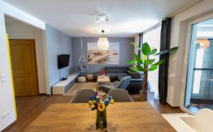 Posezení v ubytování Park Apartman