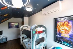 TV a/nebo společenská místnost v ubytování Park Apartman