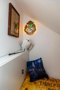 Postel nebo postele na pokoji v ubytování Park Apartman