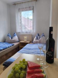 Postel nebo postele na pokoji v ubytování Apartmány Hudec