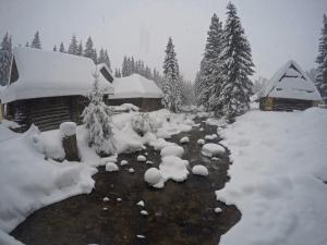 Apartmány Hudec v zimě