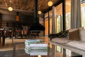 Χώρος καθιστικού στο Espectacular Casa de lujo en el Bosque