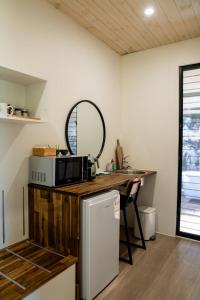 Softfoot Farm Luxury Retreats的厨房或小厨房