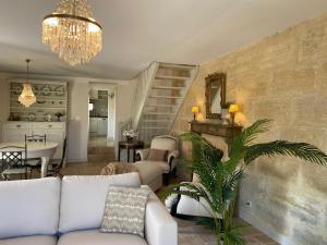 Clos d'Aurelia, Gîte de charme的休息区