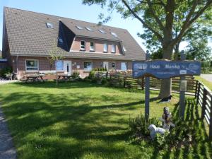 Zahrada ubytování Haus Monika - Ferienwohnung Friesengeist