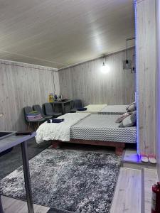 Postel nebo postele na pokoji v ubytování Luxury Apartament in Chisinau
