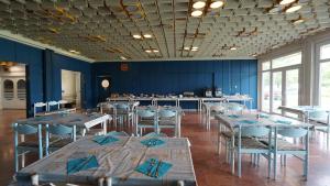 Restaurace v ubytování Plazs Hotel Siófok + 37 fotografií