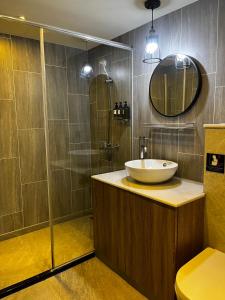 Koupelna v ubytování Michi Hotel - Luodong