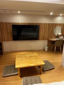 TV a/nebo společenská místnost v ubytování Michi Hotel - Luodong
