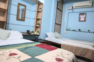 Voodi või voodid majutusasutuse Good Vibes Home stay toas