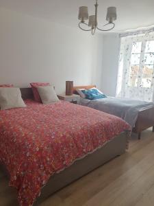 Postel nebo postele na pokoji v ubytování Gîte Le Coeurdonnier