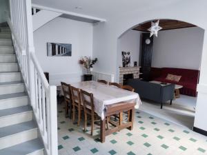 Posezení v ubytování Gîte Le Coeurdonnier