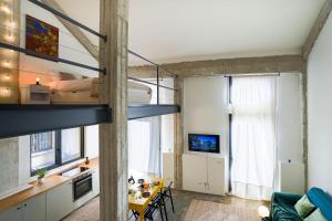 Dapur atau dapur kecil di Del Re House, parking free