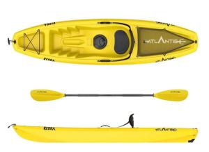 a yellow kayak and a paddle next to each other at Paradiso sul Lago Maggiore in Baveno