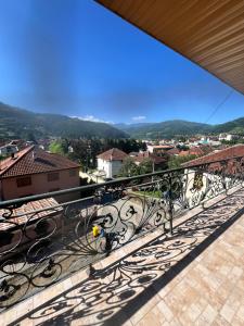 a balcony with a view of a city at Luxury 2 Apartment in Bijelo Polje