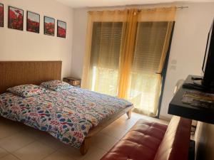 Postel nebo postele na pokoji v ubytování Villa Des Romieux