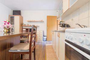 Kuchyň nebo kuchyňský kout v ubytování Tranquil Retreat Apartment Bozic