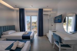 Postel nebo postele na pokoji v ubytování Hotel Vila Melina + 196 fotografií