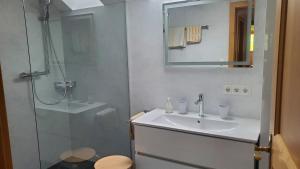 Koupelna v ubytování Ferienwohnung Peter