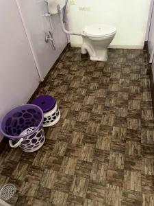 Et badeværelse på Vintage Vista Camps