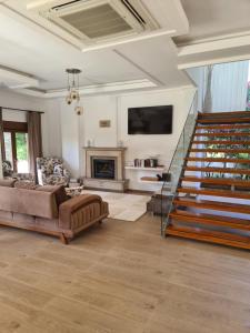 Χώρος καθιστικού στο Villa Bianca