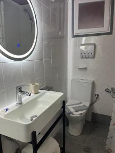 Koupelna v ubytování Guesthouse Sinoi