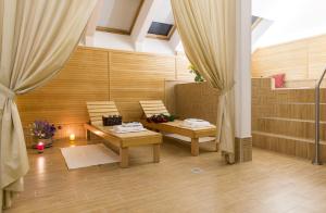 Posezení v ubytování Boutique Hotel Seven Days