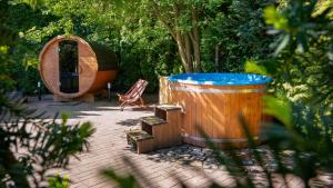 Vonkajšia záhrada v ubytovaní Cze Chill House - Dom na Kaszubach