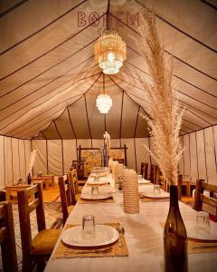 Restaurace v ubytování Bohem Camp