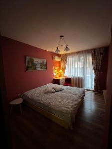 Postel nebo postele na pokoji v ubytování GREAT Apartament