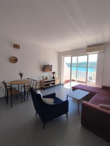 Χώρος καθιστικού στο Seaside