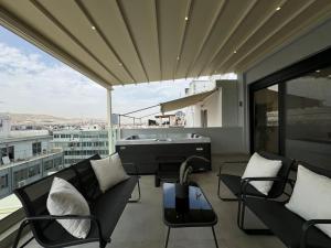 Istumisnurk majutusasutuses BlueMotion - CruiseNest PortView