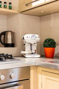 Dapur atau dapur kecil di Sun Flowers House