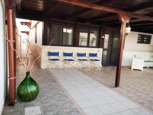 Patio nebo venkovní prostory v ubytování Villa Hermosa Beach