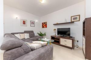 TV a/nebo společenská místnost v ubytování Apartments Gisela