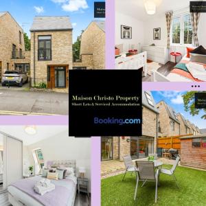 a collage of pictures of a home at Dollis Valley 3Bedroom House Sleeps 8 in London With FREE PARKING By Maison Christo Property Short Lets & Serviced Accommodation in Barnet